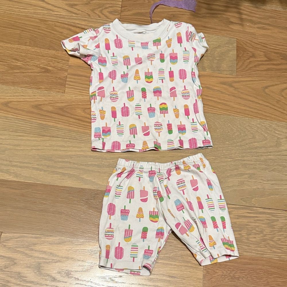 Kissy Kissy Pink and White Ice Cream Pajama Set